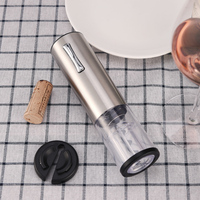 Meilleures ventes Nouveau 2025 Ensemble d'ouvre-bouteille électrique de luxe en acier inoxydable, tire-bouchon multifonction, coupe-capsule, aérateur à vin, verseur