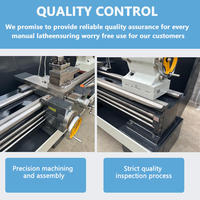 CE-Zertifizierte Schwerlast-Flachbett-Drehmaschine Manuell Hocheffiziente Torno Para Metal Manuelle Drehmaschine