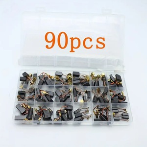 Carbon Brushes 90Pcs 18 Sizes For <b>Power</b> Tools Impact Drills Circular <b>Saws</b> Angle Grinders Replacement Motor Accessories - Product Image 4