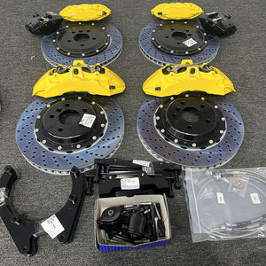 Étrier de frein à six pistons jaune fluorescent HSL, disque de frein perforé et ventilé de 380 mm pour Volkswagen T-Cross <span class=keywords><strong>Taigo</strong></span> Taos Atlas - Product Image 5