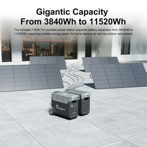 Fossibot F3600 Pro stasiun daya portabel 3840Wh kapasitas baterai Port RV pemantik rokok EU/UK/JP Plug PWM Format stok AS - Product Image 3