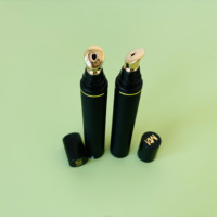 Haute qualité 15g 20g en alliage de Zinc et en plastique crème pour les yeux applicateur en métal Tube de compression vide pour les soins de la peau noir cosmétique soins de la peau