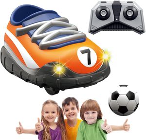 <span class=keywords><strong>Auto</strong></span> Telecomandata a Forma di Scarpa <span class=keywords><strong>da</strong></span> Calcio 2.4G, Giocattolo RC per Competizioni con Luci e Drift Rapido - Product Image 4