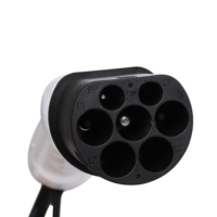 Convertisseur pour câble de charge de voiture électrique Type 2 UseType 2 à Type 1 adaptateur EV 16A 32A câble adaptateur de charge EV 7KW 3.5KW