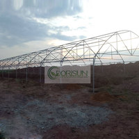 Chine Single Span Green House Grande serre de système hydroponique occultant à vendre