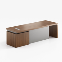 Bureau de direction à la mode Bureau de direction Table de bureau de direction de luxe Mobilier de bureau Ensemble de bureau commercial