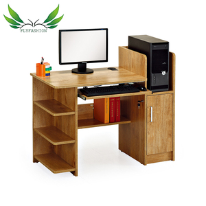 Produttore di mobili per la casa Computer da tavolo Multi-funzionale Design in <span class=keywords><strong>legno</strong></span> insegnante Desk con libro Rack tavolo PC con armadi - Product Image 3