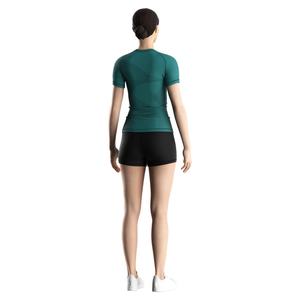 Camiseta de Protección Solar para Mujer, Confeccionada con Tela de Secado Rápido de Primera Calidad, Ofrece Protección UV y Comodidad Transpirable para Deportes Acuáticos y de Combate - Product Image 2