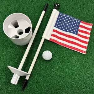 High quality golf cups and flag kits for golf sports
