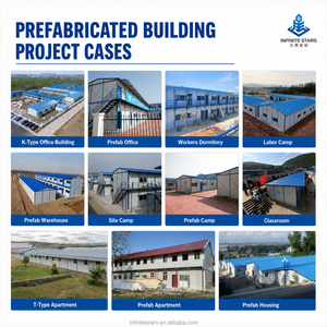 Edificio Scolastico Modulare a Due Piani, Aula Prefabbricata con Rivestimento in Legno, Casa Prefabbricata Tipo T, Dormitorio Comunitario - Product Image 6
