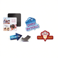 Aimants flexibles 70 mm carrés, durables, imprimés numériquement, peints, fabriqués en Italie, aimants promotionnels pour réfrigérateur, conception personnalisée, marque personnalisée