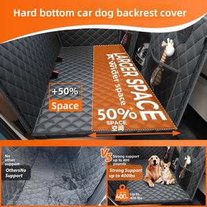 Hot Sale Luxus Auto Klapp sitz bezug Wasserdichter Oxford Stoff Polyester Haustier Rücksitz bezug - Product Image 4