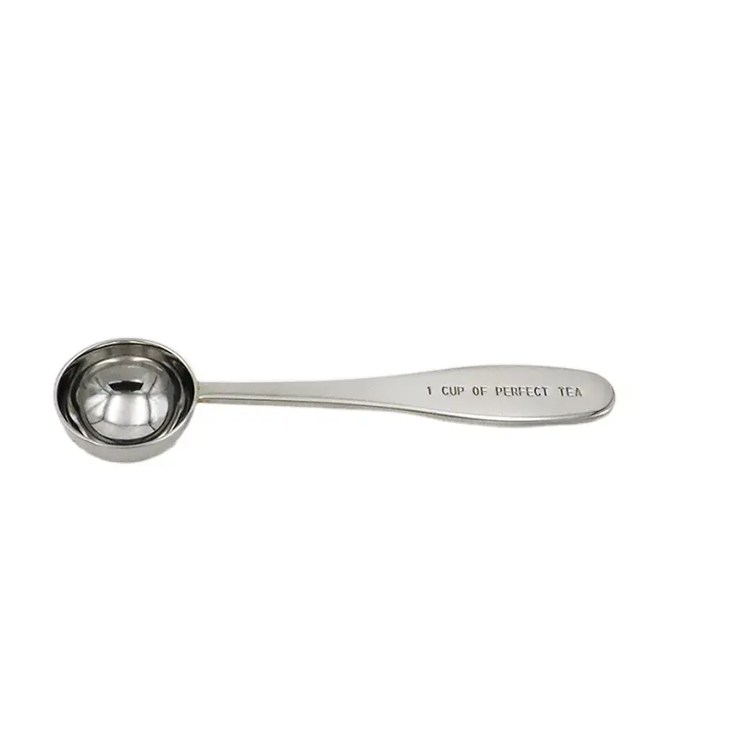 China Hot Sale 7.5ml Stainless Steel New Product Tea Spoon With Stamping LOGO