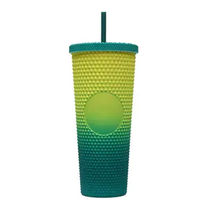 Multi Colored Pineapple Cup Pineapple Cup With Blank Logo Spot Ice Cold Drink Cup 16oz 24oz Durian Travel Tumbler