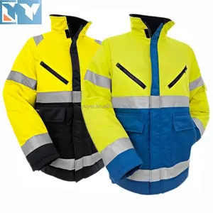 सबसे अच्छा बेचने काम पहनने उच्च दृश्यता चिंतनशील सर्दियों बारिश जैकेट