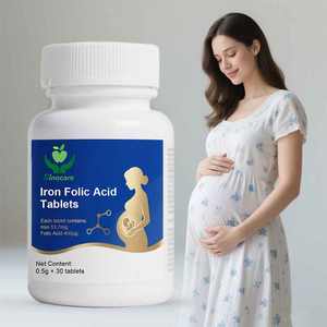 أقراص حمض الفوليك والحديد الحلال المضادة للإجهاض بالفيتامينات ، أقراص حمض الفوليك للنساء الحوامل - Product Image 1