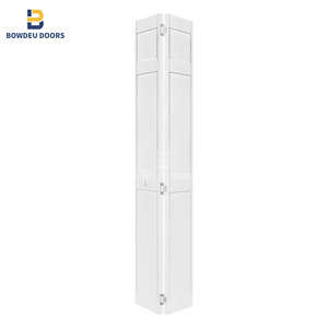 <span class=keywords><strong>Porta</strong></span> Bifold in legno di pino verniciato bianco con Hardware moderna <span class=keywords><strong>porta</strong></span> <span class=keywords><strong>a</strong></span> filo adescata da 30 pollici feritoia in tinta unita bianca - Product Image 6