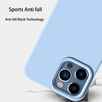 Coque de téléphone en silicone TPU anti-rayures de luxe couverture de téléphone portable colorée pour Iphone 12 13 14 15 pro max