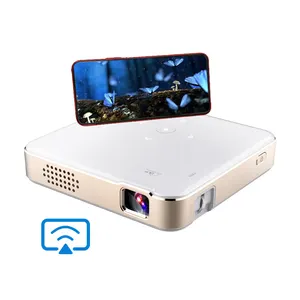 P60 led mini proiettore dlp home theater film TV wireless per telefono cellulare pico supporto portatile proiettore 1080p video beamer au
