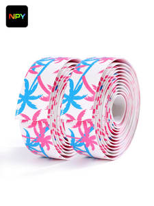 <span class=keywords><strong>Manillar</strong></span> de carretera con salpicaduras impresas Correa de bobinado Correa cómoda amortiguación desgaste absorbente sudor transpirable antideslizante - Product Image 3