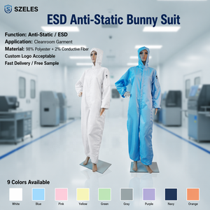 Combinaison pour salle blanche de classe GMP Combinaison antistatique autoclavable Vêtements pour répondre aux normes GMP Combinaison pour salle blanche fabriquée en Chine - Product Image 1