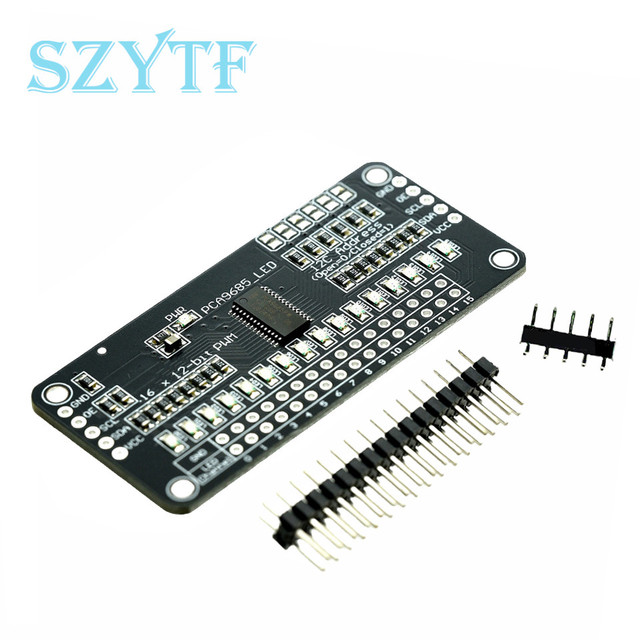PCA9685 16-Channel LED Driver Board I2C Bus PWM Controller Module Development Board
