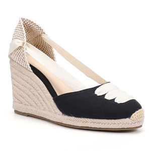 Alpargatas clásicas de plataforma de verano para mujer, alpargatas con correa en el <span class=keywords><strong>tobillo</strong></span>, Sandalias de tacón con <span class=keywords><strong>lazo</strong></span> suave en el <span class=keywords><strong>tobillo</strong></span>, Punta cerrada, Chaussures Femmes - Product Image 4
