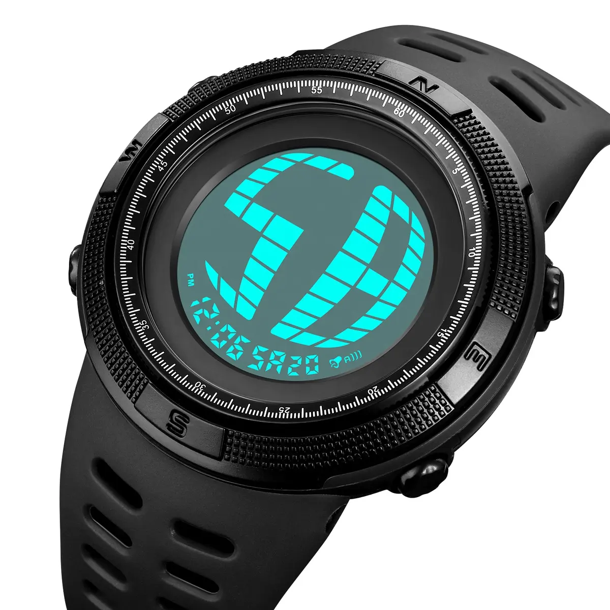 SKMEI Manufacture Reloj Watches Skmei 2076 Shock Mens Led Digital G Style Large Number 5ATM Waterproof Sports Wristwatch