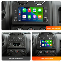 Lecteur multimédia de voiture MEKEDE Android 14 DSP Navigation Car-play Auto 7 pouces pour Jeep Universal Cherokee Compass Wrangler