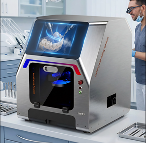 Fresadora Dental <span class=keywords><strong>CAD</strong></span> <span class=keywords><strong>CAM</strong></span> de 5 Ejes, Sistema Húmedo y Seco, Alta Precisión de 0.01mm para Pilar de Titanio, Emax y Zirconia - Product Image 2