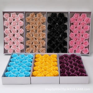 Flores de Jabón Aromatizadas con Aroma a Rosa Simulada de Cinco Capas, Portátiles, Lavables a Mano, en Caja de Regalo para Venta al por Mayor por Fabricantes - Product Image 2