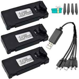 Batería de Dron de 3.7V 2600mAh y Cargador RC para E88/E525/E88EVO/Ls-E100/E99S Mini UAV Piezas Especiales de Rc Hechas en China - Product Image 1