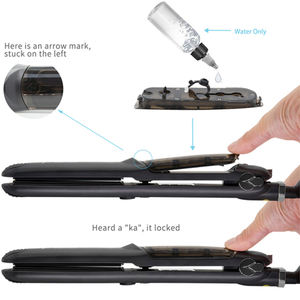 เครื่องหนีบผมมืออาชีพ 2 in 1 อัตโนมัติ รีดตรงและม้วนผม ใช้ไอน้ำได้ - Product Image 2