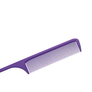 Peine de cola larga para peluquería, accesorio profesional de fibra de carbono resistente al calor con logotipo personalizado - Product Image 5