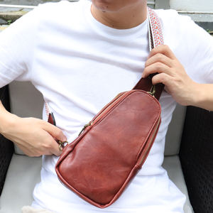 RTS-monedero Vintage de piel sintética con estampado de leopardo para mujer, bandolera de hombro con cremallera, con solapa forrada de guepardo, 50 unidades - Product Image 3