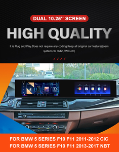 Kanor <span class=keywords><strong>Autoradio</strong></span> Android double écran avec unité principale de navigation GPS Carplay pour <span class=keywords><strong>BMW</strong></span> Série 5 <span class=keywords><strong>F10</strong></span> F11 CIC NBT - Product Image 4