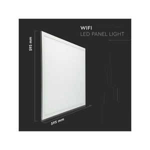 V-TAC Smart pennello Led 40W 60x60cm 4800lm WiFi CCT Dimmerabile APP compatibile Amazon Alexa Google Home SKU-8080- - Product Image 2