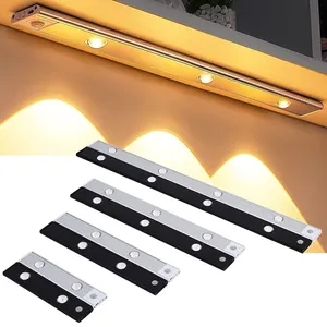 Sensor de luz nocturna recargable por USB, Sensor de movimiento de iluminación LED para cocina debajo del armario, OEM ODM