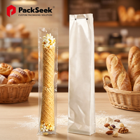 Sacs à pain micro-perforés en BOPP certifiés ROHS, sacs à baguettes pour supermarchés, fabricant agréé FDA