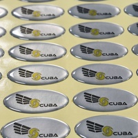 Etiqueta Adhesiva de Gel Epoxi Líquido 3M Resistente a los Rayos UV e Impermeable, Impresión Personalizada, Calcomanía 3D con Burbujas, Fabricante