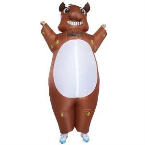 2024 Blow up Riding Dinosaur t-rex Dragon Ropa inflable Atmósfera divertida Accesorios Halloween Inflable Traje <span class=keywords><strong>de</strong></span> Mascota <span class=keywords><strong>de</strong></span> dibujos animados - Product Image 2