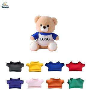 Produsen Grosir Kustom Pakaian Berlogo Bordir Berkualitas Tinggi Boneka Beruang Teddy Mainan Promosi Merek Perusahaan Hadiah Boneka OEM ODM - Product Image 1