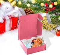 Cajas de Cartón Rosa en Oferta, Cajas de Envío Reciclables, Cartón Corrugado de Color, Caja Pequeña para Envíos, Almacenamiento y Regalos, para Perfumes
