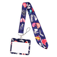 Lanière médicale personnalisée de haute qualité avec impression UV, sangle de cou en polyester, porte-badge avec crochet, pour infirmière, médecin, personnel hospitalier YUANHONG
