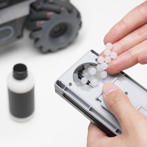 Billes de gel <span class=keywords><strong>RoboMaster</strong></span> S1 6 mm, munitions souples rechargeables, sûres et non toxiques, accessoires de jouets pour la pratique de tir avec robot éducatif - Product Image 1