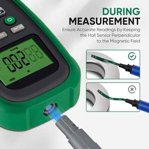 GOYOJO Digital <span class=keywords><strong>Gauss</strong></span> Meter 0-<span class=keywords><strong>3000mT</strong></span> AC DC Tesla Meter mit Sonde Hochgenauer Magnetfeld <span class=keywords><strong>tester</strong></span> für industrielle Anwendungen - Product Image 4