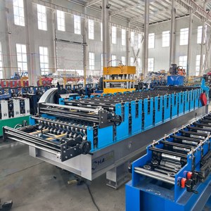 เครื่องขึ้นรูปลอนหลังคาเหล็กอัตโนมัติ Cangzhou Hauan Machinery ขนาดความกว้างป้อนวัสดุ 1000 มม. - Product Image 4