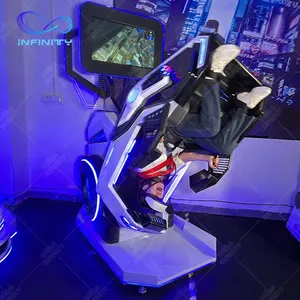 Parco divertimenti Vr Arcade simulazione 9D Vr sedia guadagna soldi Business gioco di realtà virtuale macchina rotatoria montagne russe Cinema