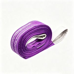 Sangle de levage en polyester 100 % de 1 tonne, code couleur standard, longueur personnalisée, faible élongation, fabriquée au Vietnam, vente en gros - Product Image 3