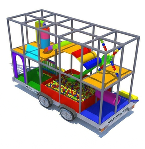Remorque <span class=keywords><strong>de</strong></span> jeu mobile commerciale remorquable pour enfants - Aire <span class=keywords><strong>de</strong></span> jeux souple sur roues - Équipement d'amusement portable <span class=keywords><strong>à</strong></span> retour sur investissement élevé pour location événementielle - Product Image 4